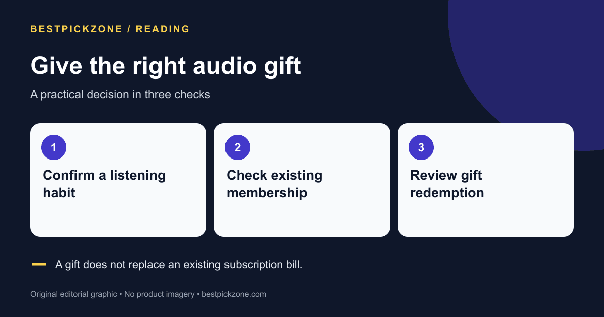 Give the right audio gift